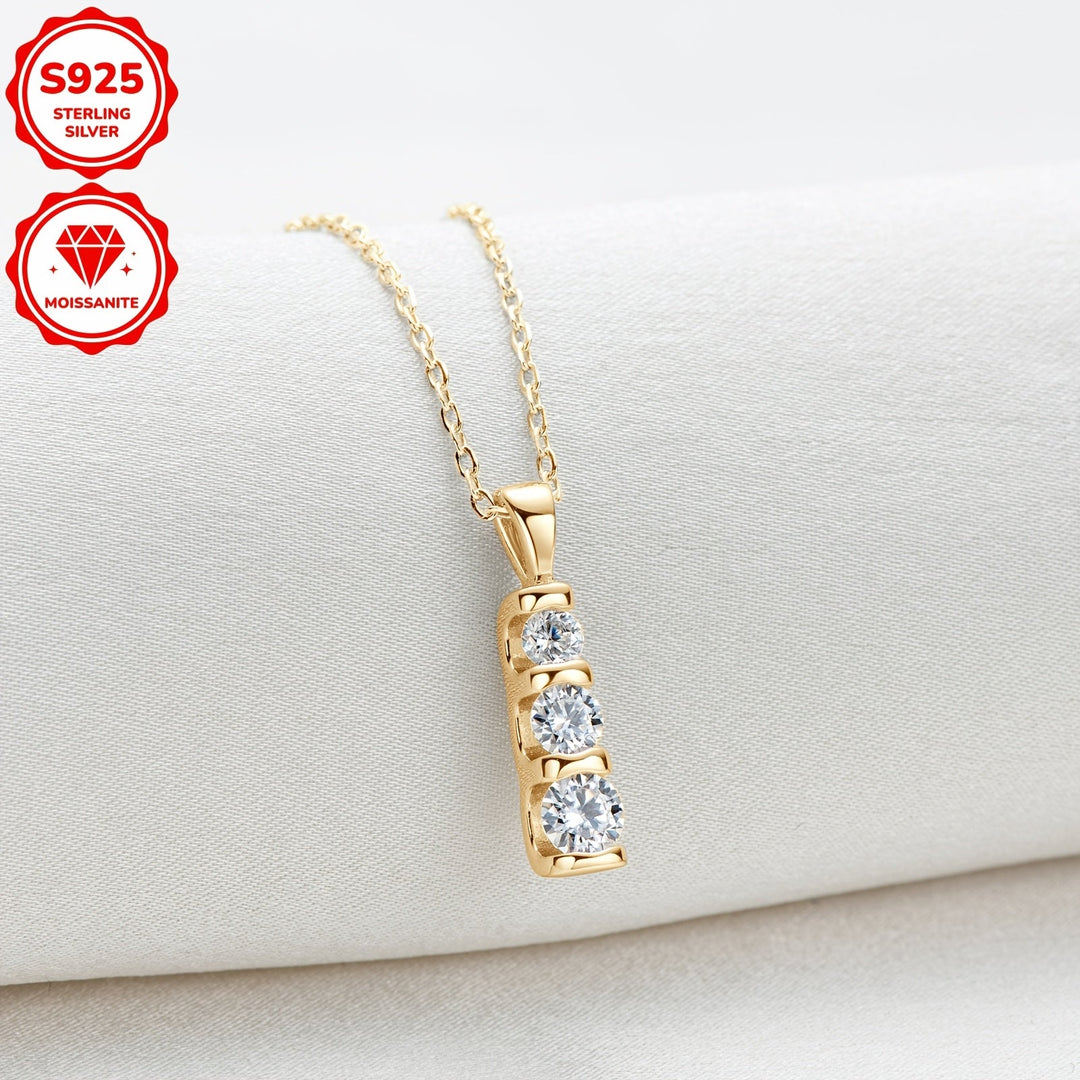 Moissanite Pendant Necklace
