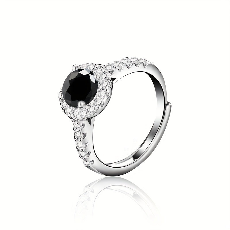 Sterling Moissanite Ring