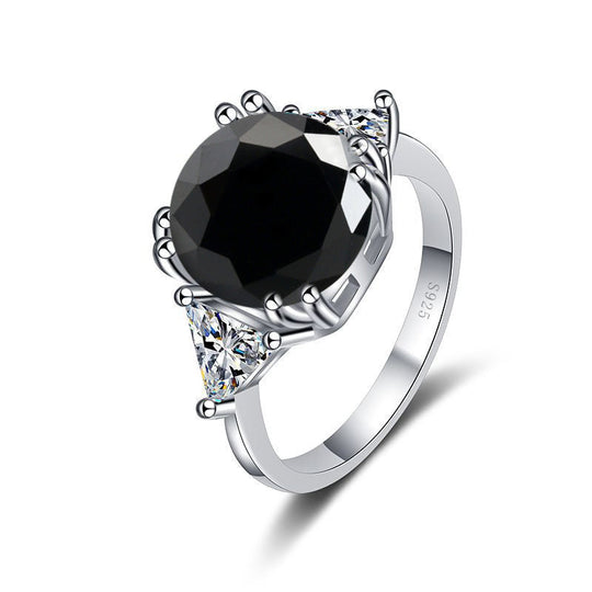 Gemstone Moissanite Engagement Ring