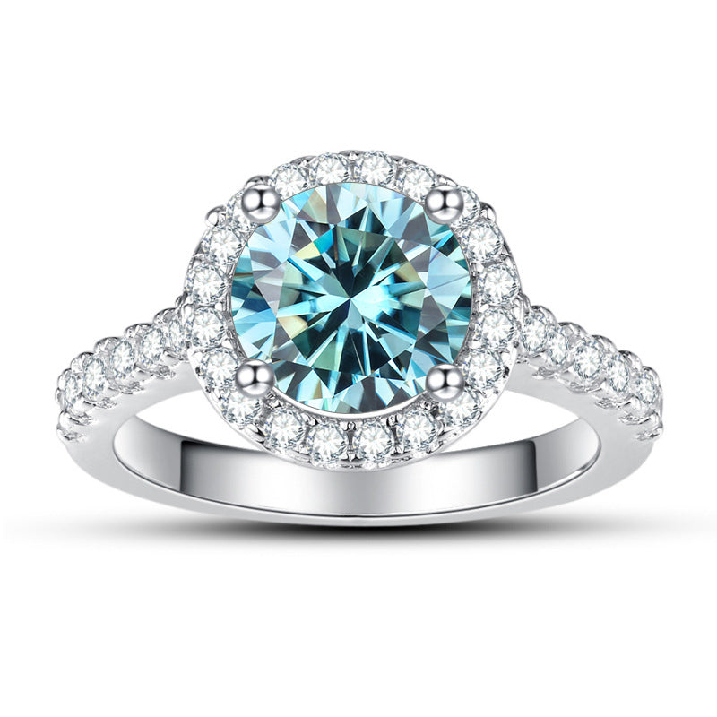 Sterling Moissanite Ring