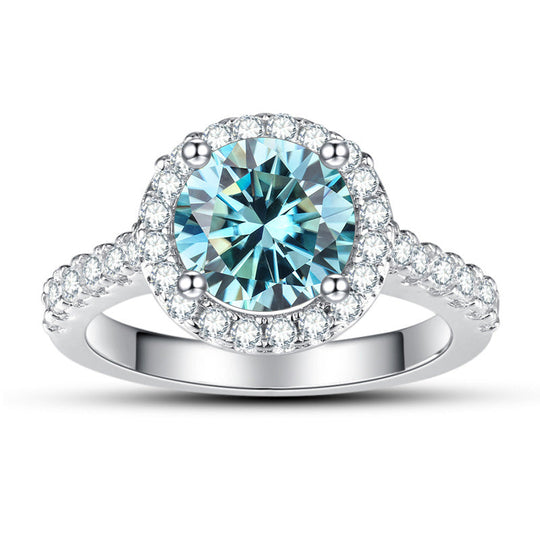 Sterling Moissanite Ring