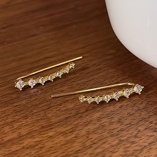 Elegant Vintage-Inspired Zinc Earrings