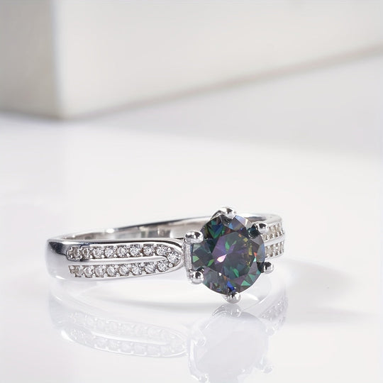 Moissanite Engagement Ring