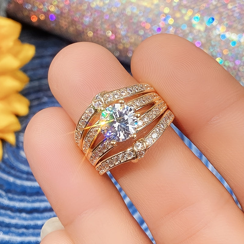 3-Piece Zirconia Ring Set