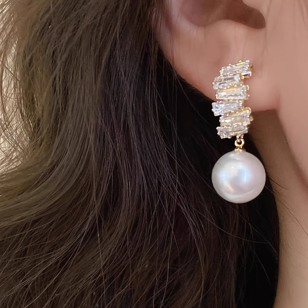 Elegant Geometric Drop Earrings for Women