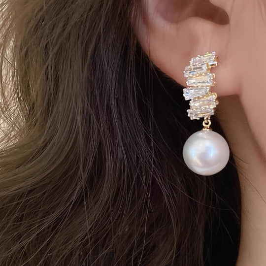 Elegant Geometric Drop Earrings for Women