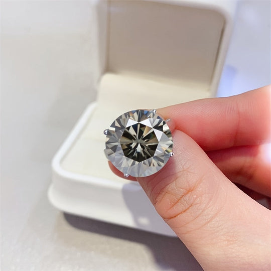 Timeless Radiant Moissanite Ring