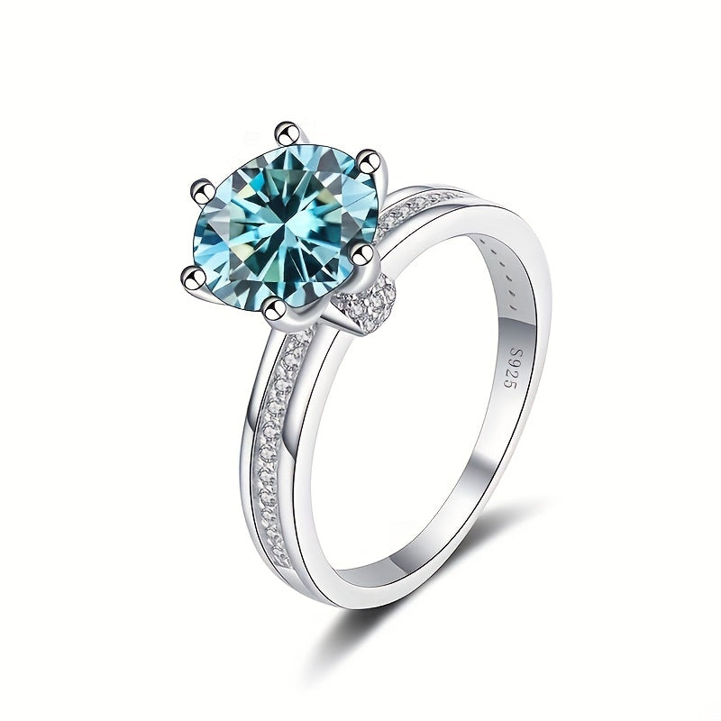 Moissanite Promise Ring