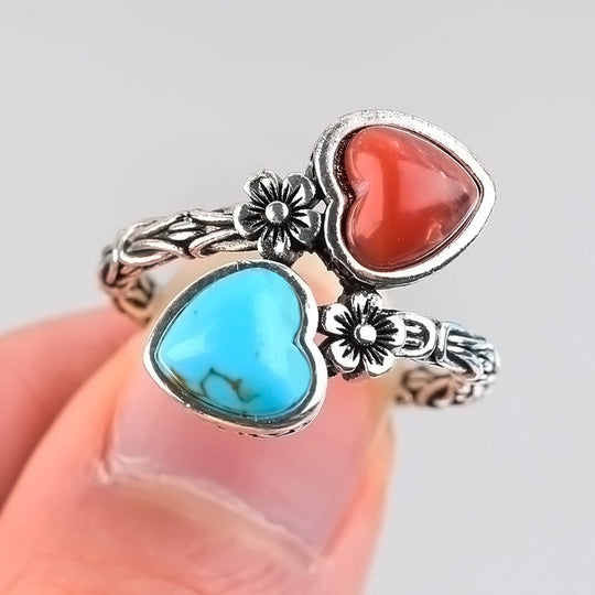 Vintage Bohemian Turquoise Ring