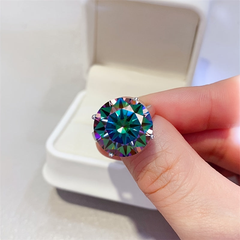 Timeless Radiant Moissanite Ring