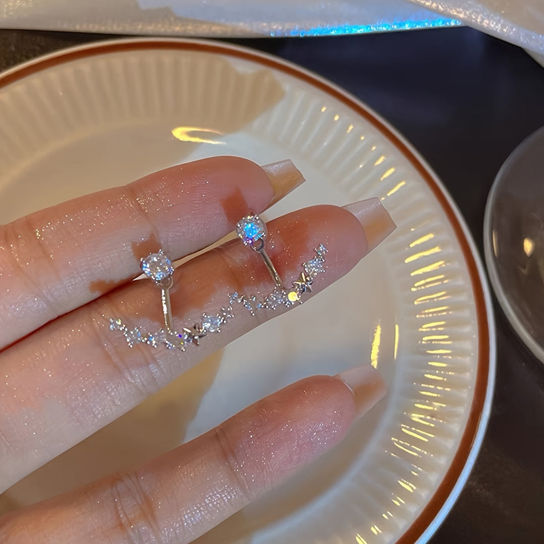 Elegant French Vintage-Inspired Stud Earrings