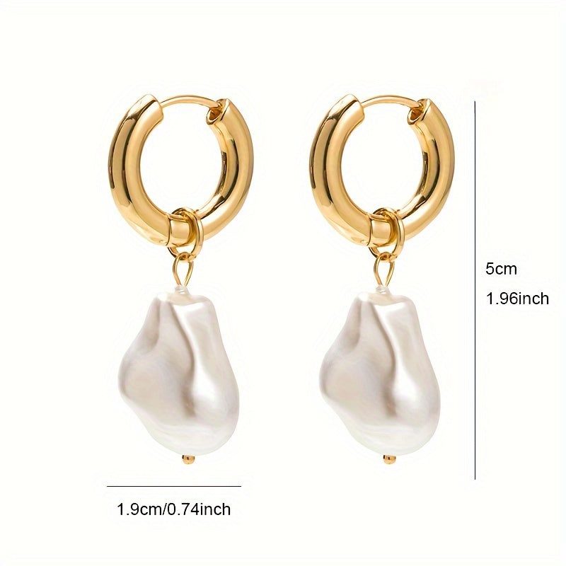 Vintage Pearl Drop Earrings