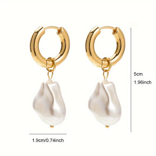 Vintage Pearl Drop Earrings