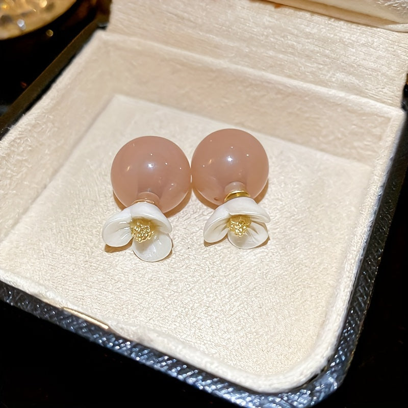 Resin Flower Earrings
