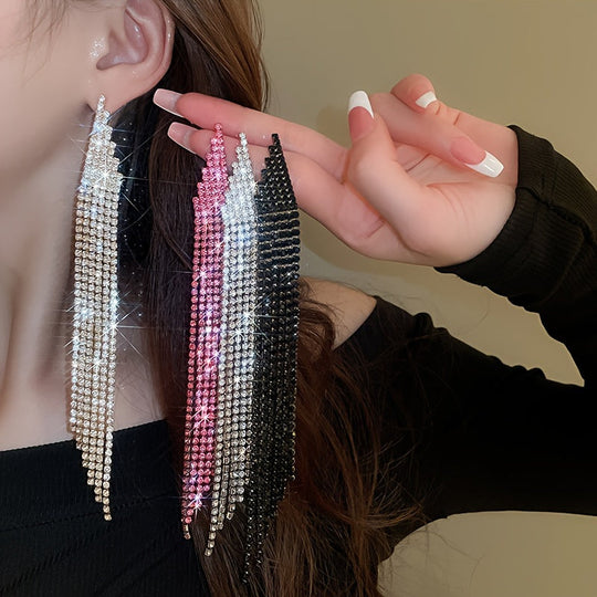 Sparkling Elegant Luxury Bling Tassel