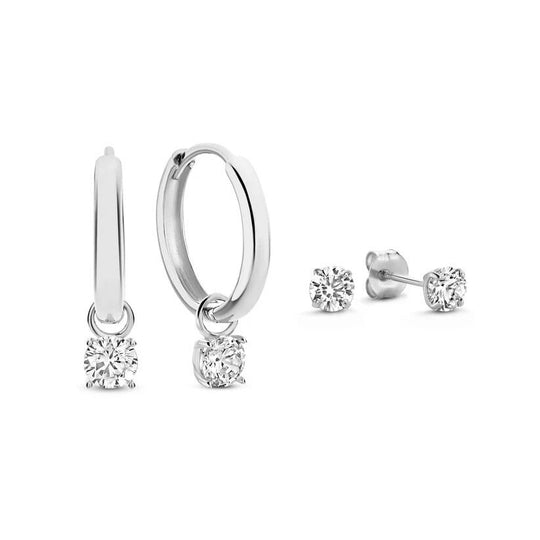 Larmes de Lune Stone Earrings Set