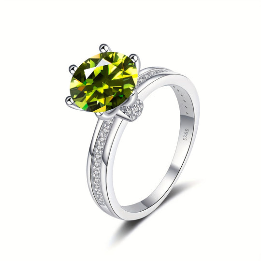 Moissanite Promise Ring