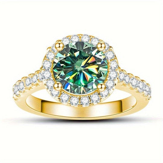 Luxury Moissanite Engagement Ring