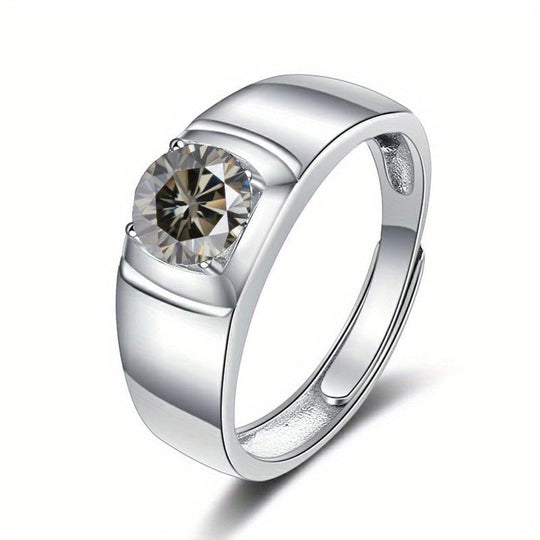Retro Adjustable Moissanite Ring