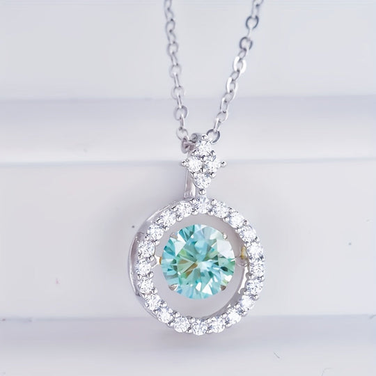 Moissanite Clavicle Chain Necklace