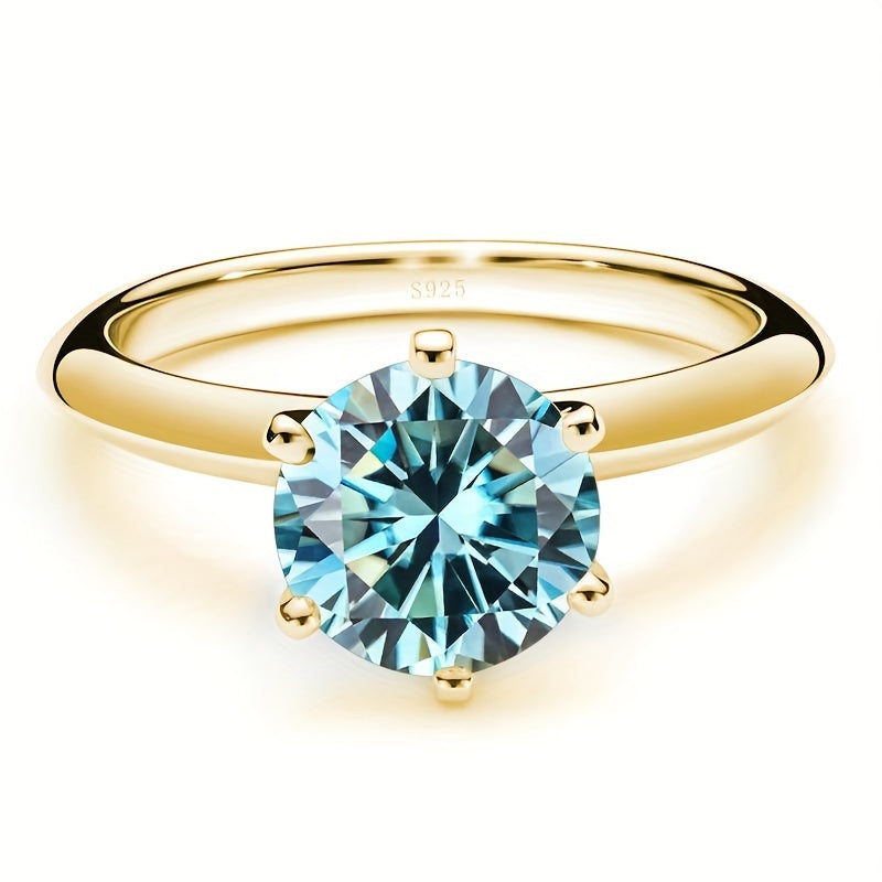 Elegant Moissanite Engagement Ring