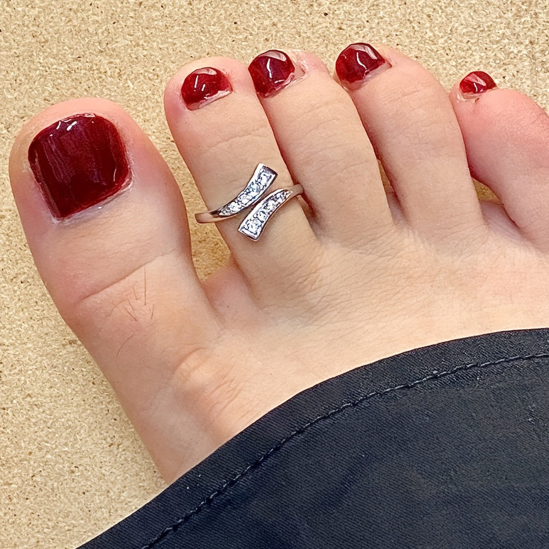 White Zirconia S925 Sterling Silver Ring