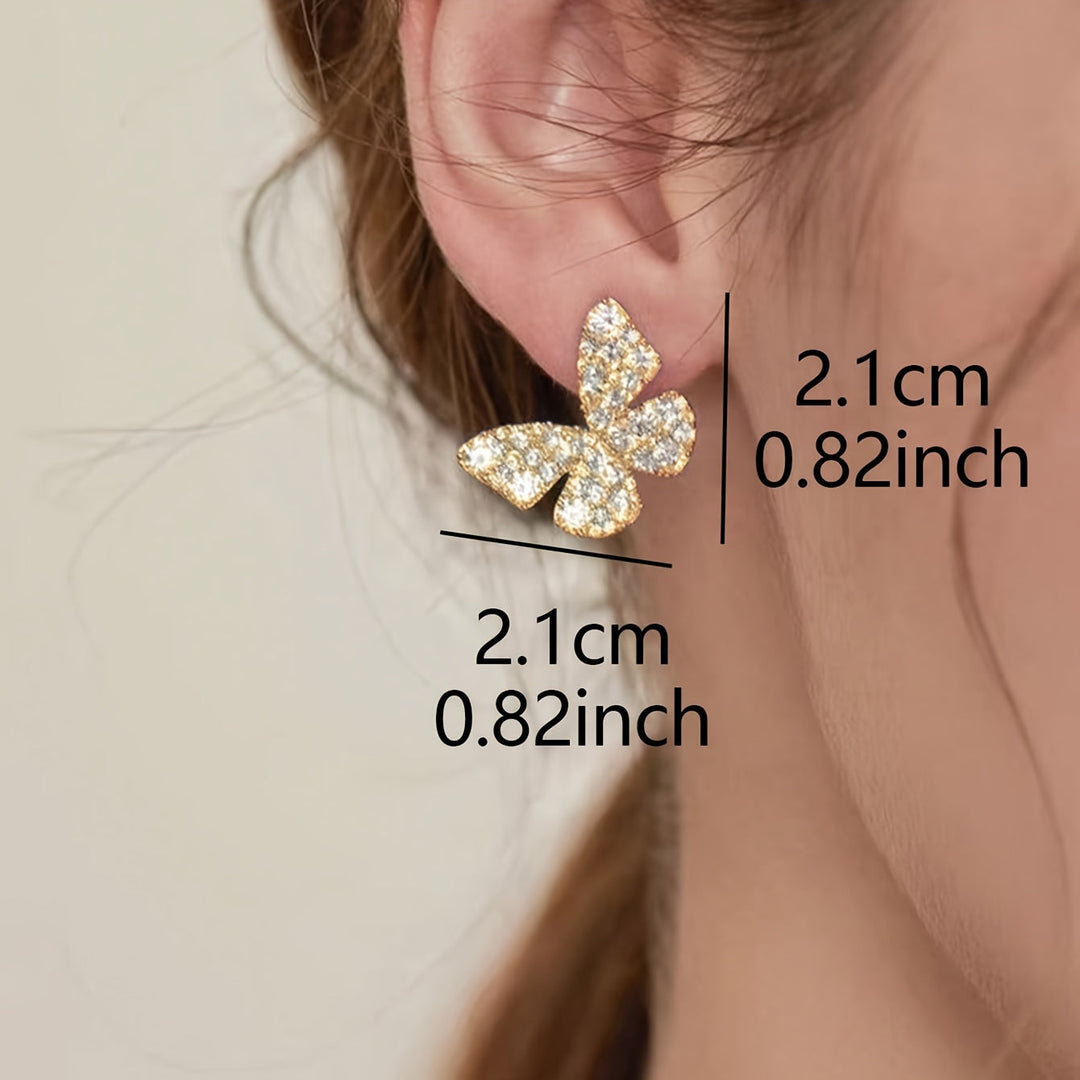 Elegant Butterfly Stud Earrings