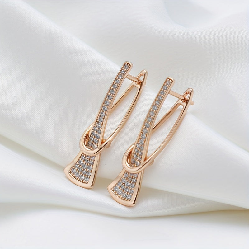 Luxurious Zirconia Earrings