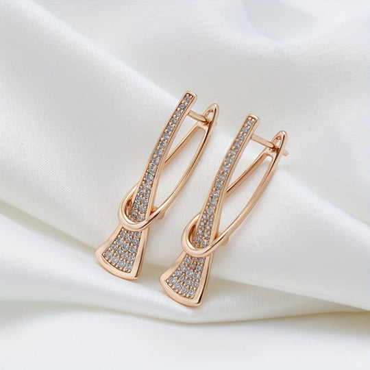 Luxurious Zirconia Earrings