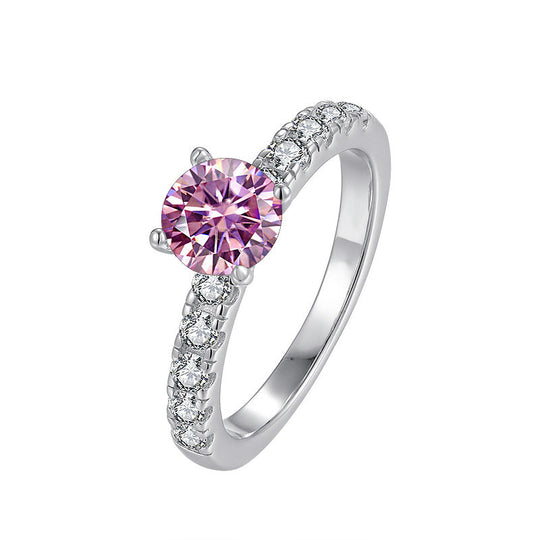 Moissanite Elegant Engagement Ring