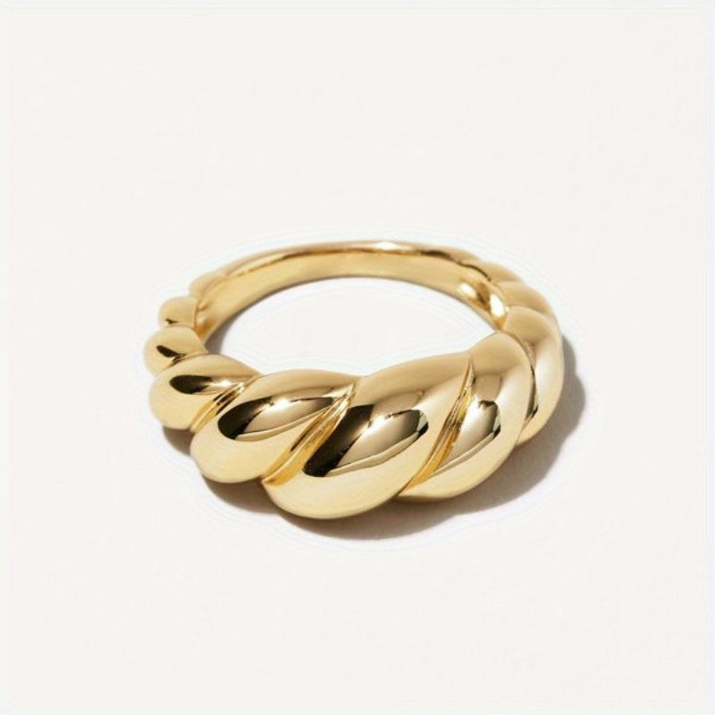 Luxury Fashion Chunky Dome Ring