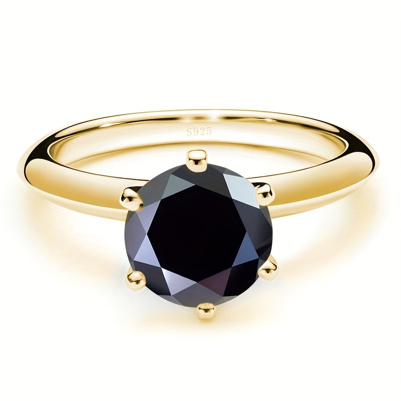 Elegant Moissanite Engagement Ring