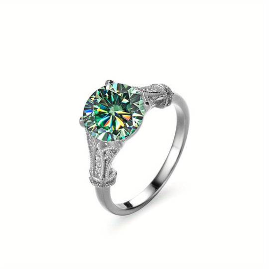 Moissanite Promise Ring