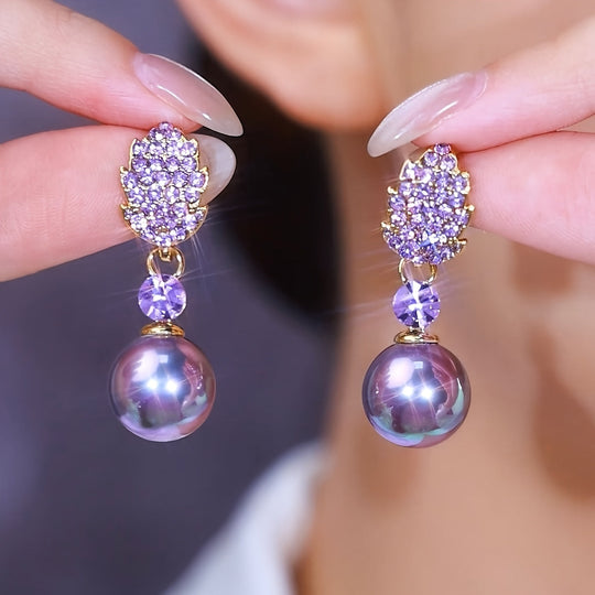 Luxury Fashion Pearl Drop Earrings