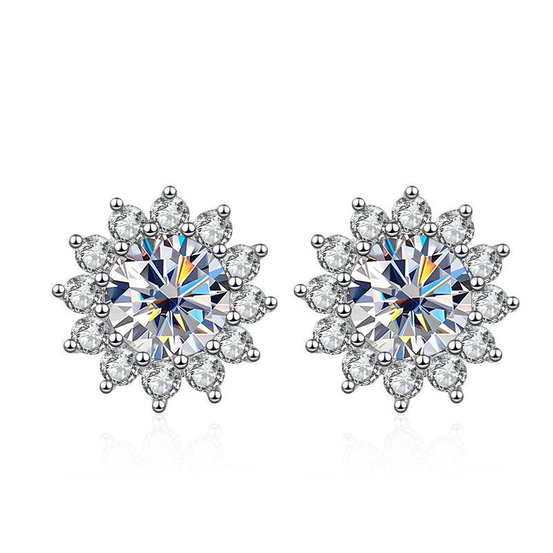 Sunflower Shape Stud Earrings
