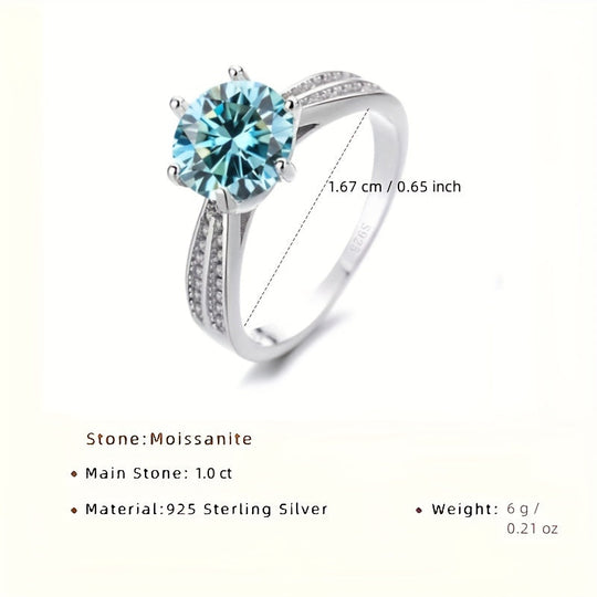 Moissanite Engagement Ring