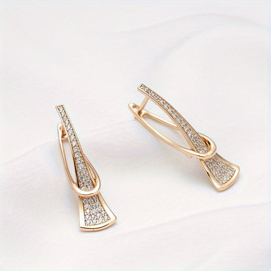 Luxurious Zirconia Earrings