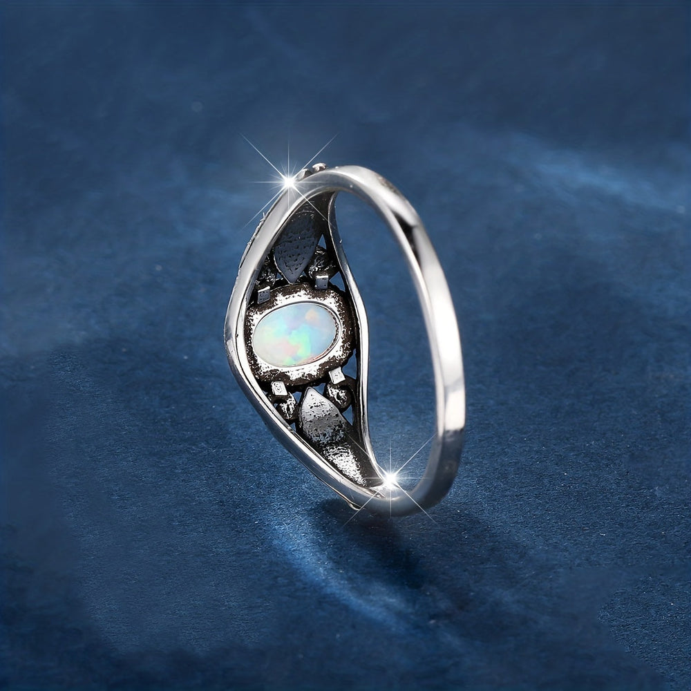 Vintage Boho Style Sterling Silver Ring