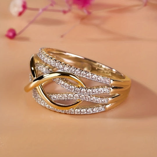 Elegant Zirconia Infinity Love Ring