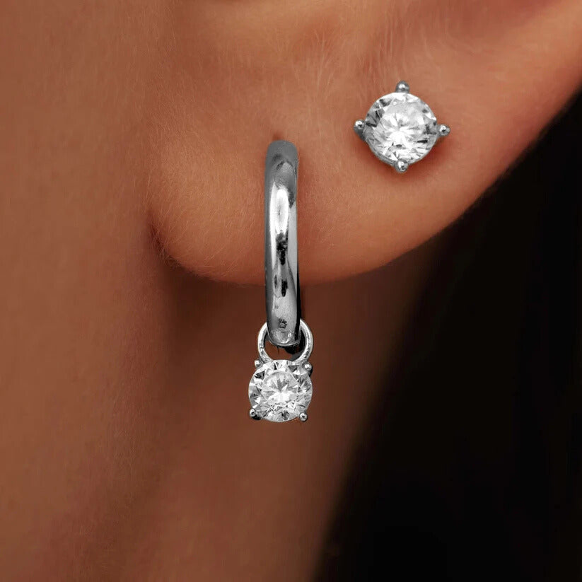 Larmes de Lune Stone Earrings Set