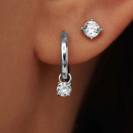 Larmes de Lune Stone Earrings Set