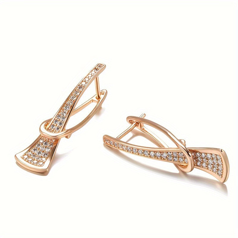 Luxurious Zirconia Earrings