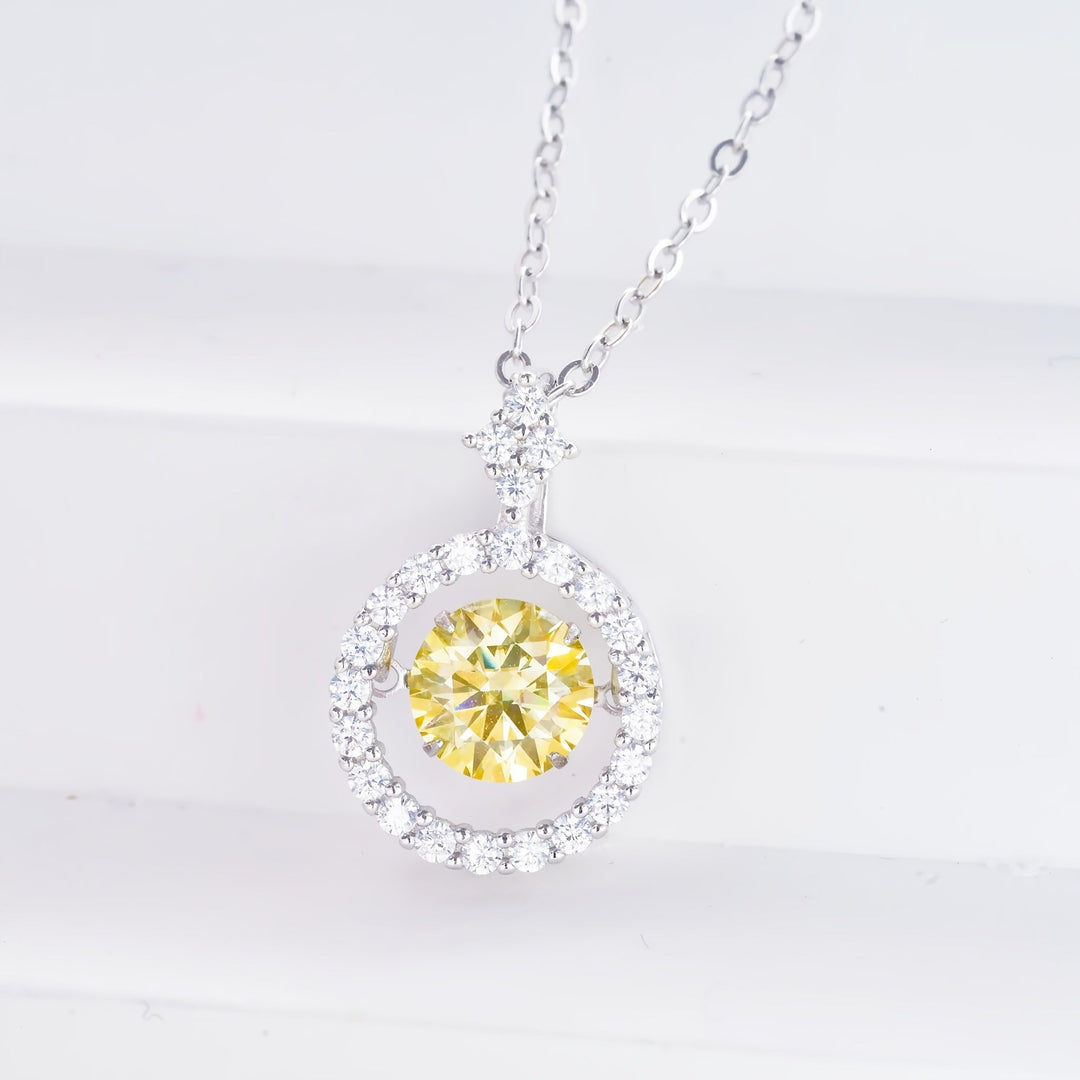 Moissanite Clavicle Chain Necklace