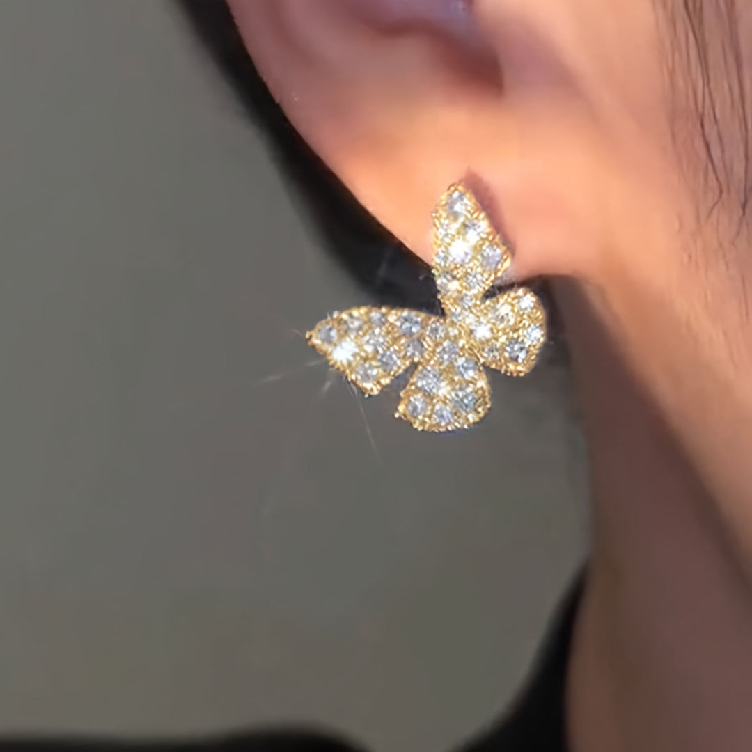 Elegant Butterfly Stud Earrings