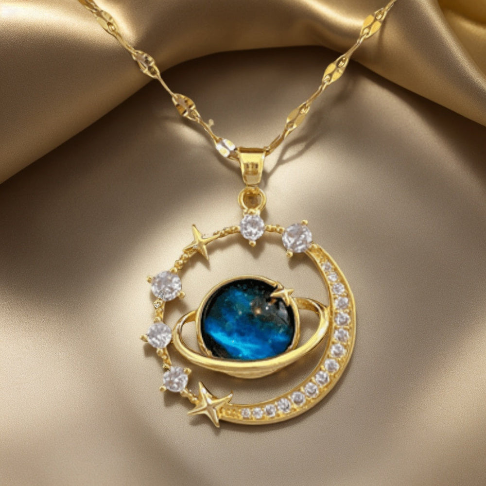 Planet Pendant Necklace
