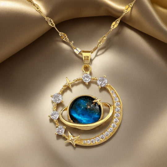 Planet Pendant Necklace