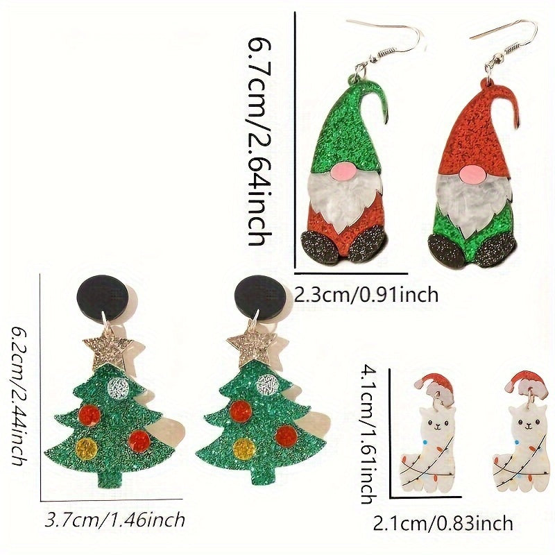 Christmas Dangle Earrings