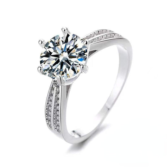 Moissanite Engagement Ring