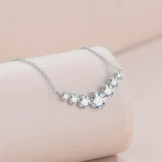 Elegant Moissanite Choker Necklace