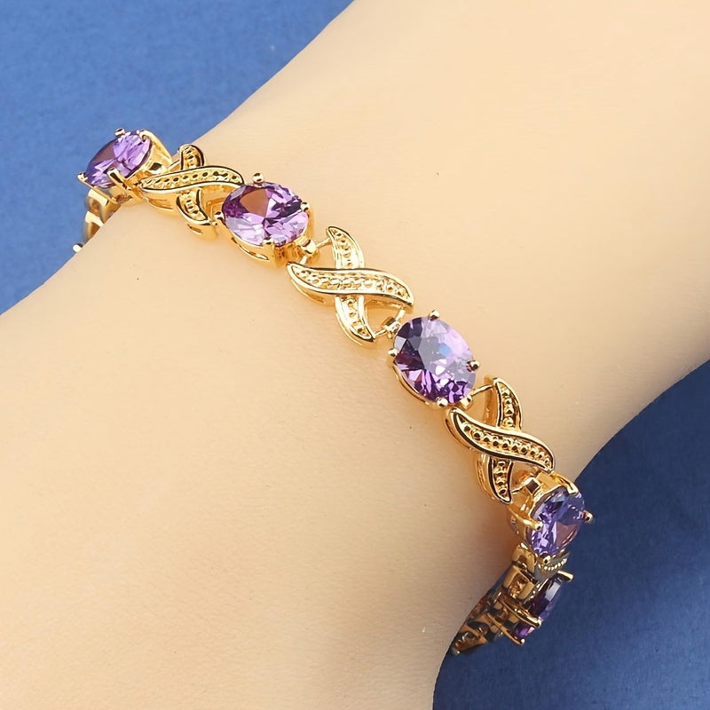 Classic Multicolor Tennis Bracelet